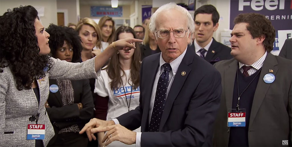 Larry David, as Bernie Sanders, SNL Larry David, as Bernie Sanders, SNL